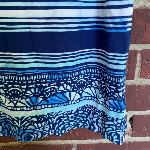 New Lilly Pulitzer Blue White Stripe XXS Dress - Picture 5 of 8